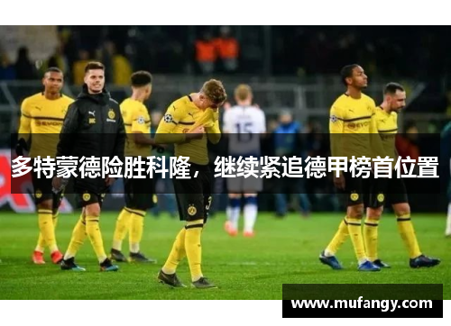 多特蒙德险胜科隆，继续紧追德甲榜首位置